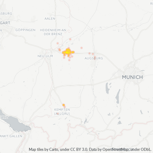 Business Heat Map for 8222
