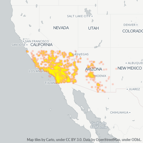Business Heat Map for 760