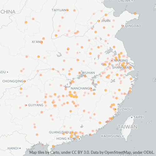 Heat Map ng Negosyo para sa 733