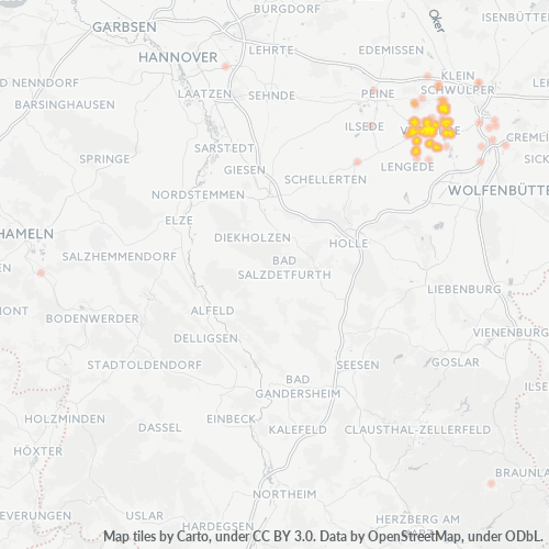 Business Heat Map for 5302