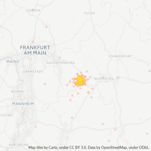 Business Heat Map for 9342