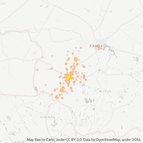 Heat Map ng Negosyo para sa 343