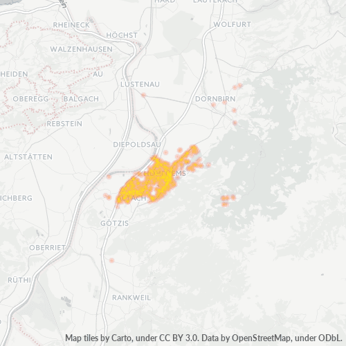 Heat Map ng Negosyo para sa 5576