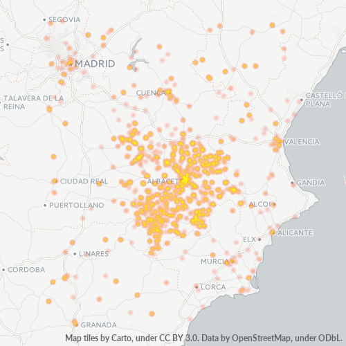 Business Heat Map for 967
