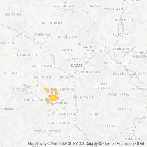 Business Heat Map for 5622