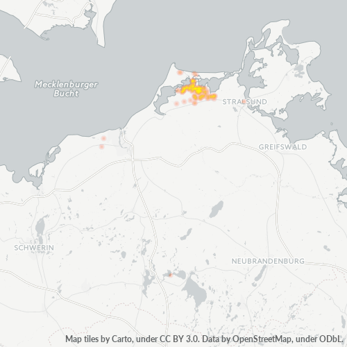 Business Heat Map for 38231