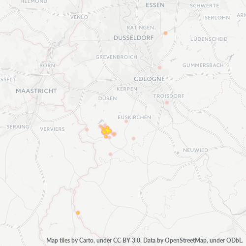 Business Heat Map for 2444