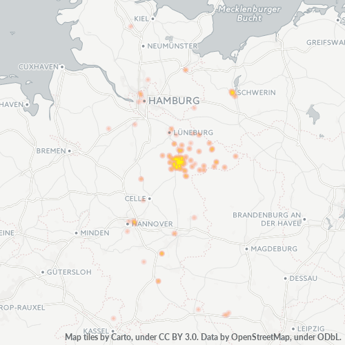 Heat Map ng Negosyo para sa 581