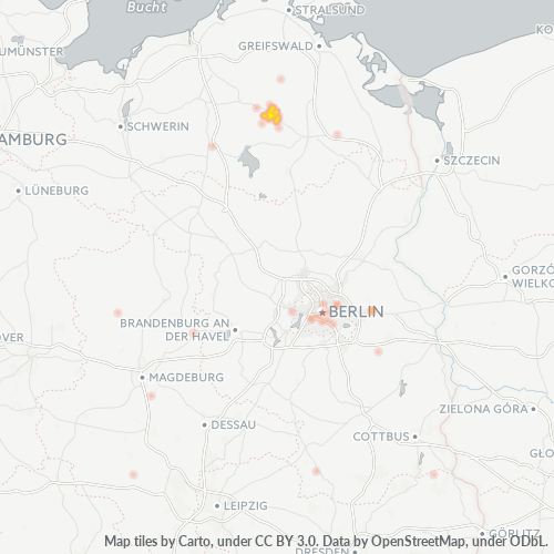 Business Heat Map for 39954