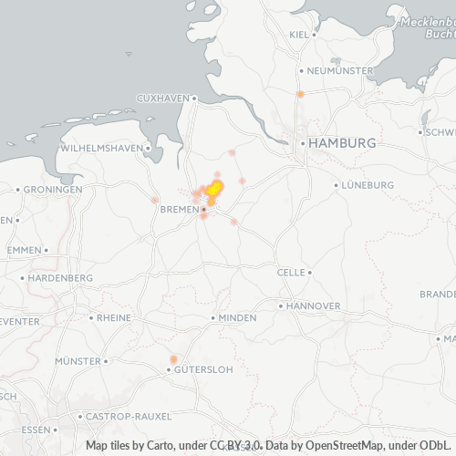 Heat Map ng Negosyo para sa 4792