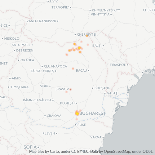 Unternehmens-Heatmap für 330