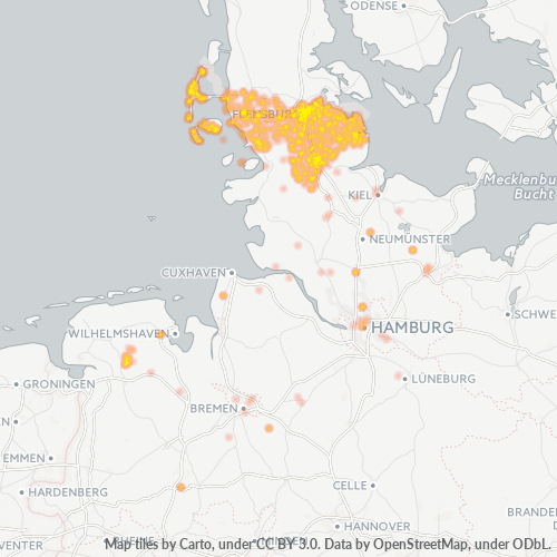 Business Heat Map for 4946