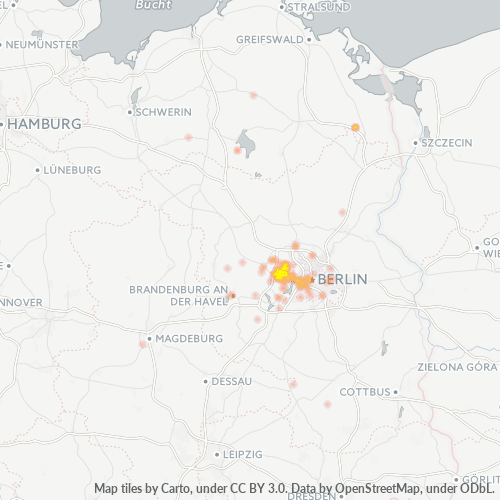 Business Heat Map for 3322