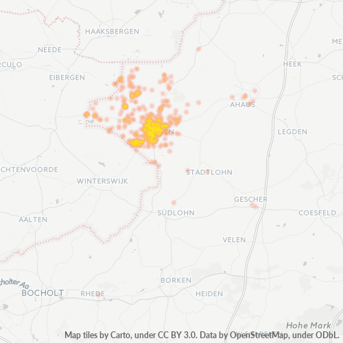Business Heat Map for 2564