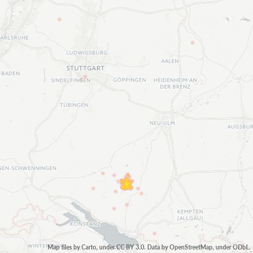 Unternehmens-Heatmap für 7525