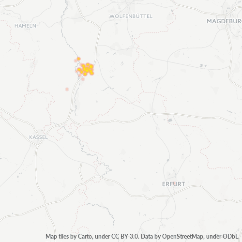 Business Heat Map for 5553