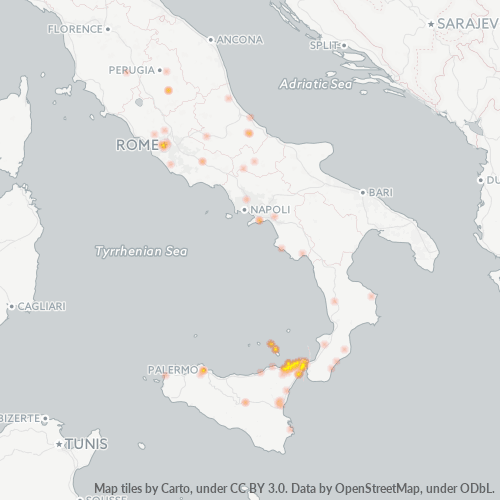 Business Heat Map for 90