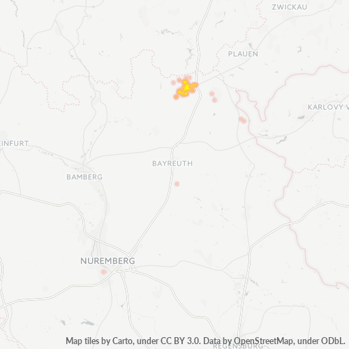 Business Heat Map for 9282