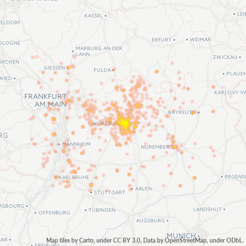 Business Heat Map for 931