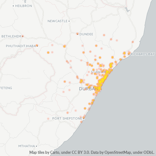 Business Heat Map for 32