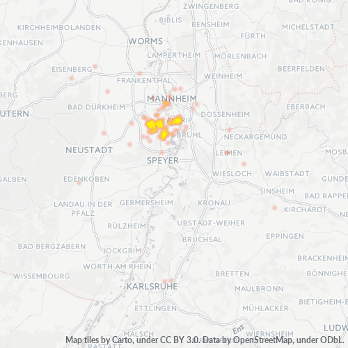 Business Heat Map for 6236