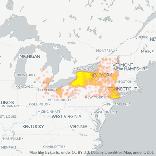 Business Heat Map for 716