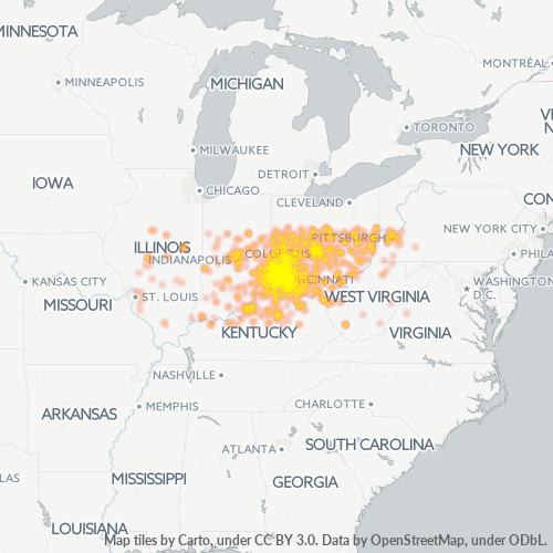 Business Heat Map for 513