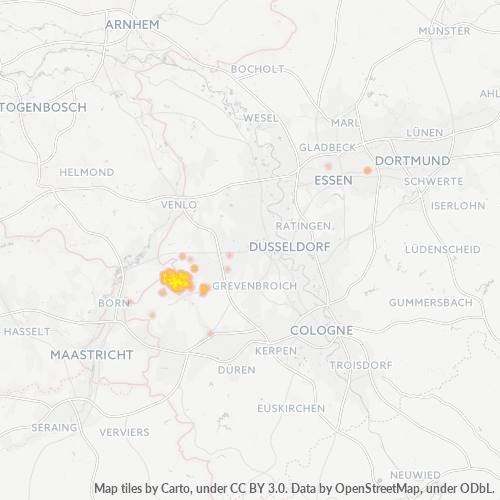 Business Heat Map for 2432