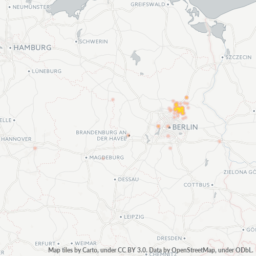 Business Heat Map for 3337
