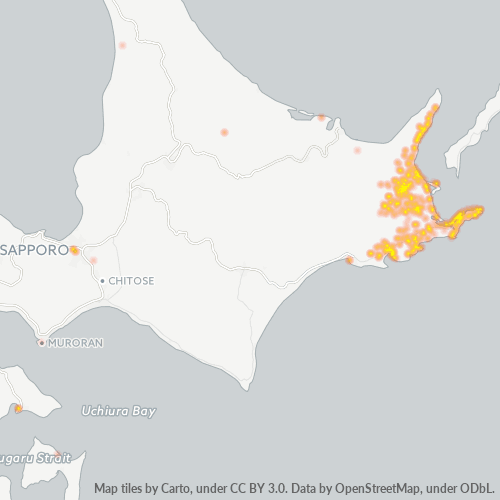 Business Heat Map for 153