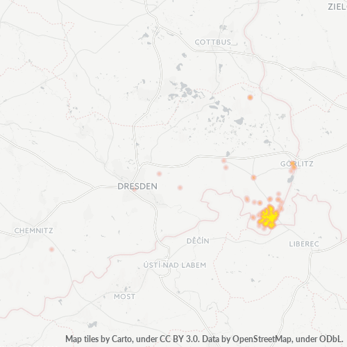 Unternehmens-Heatmap für 3583