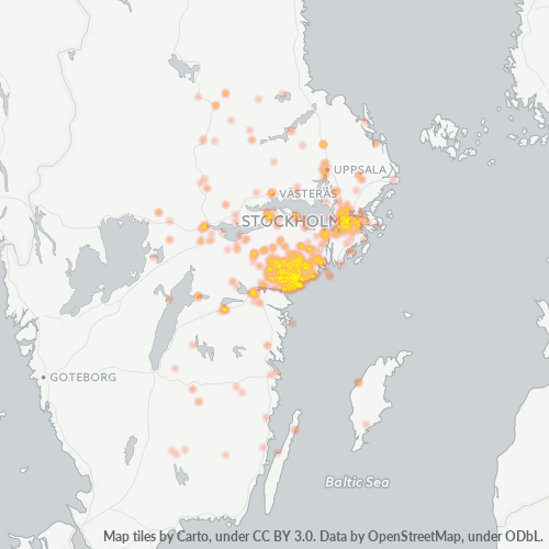 Unternehmens-Heatmap für 155