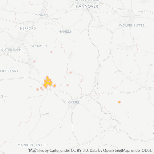Business Heat Map for 5642
