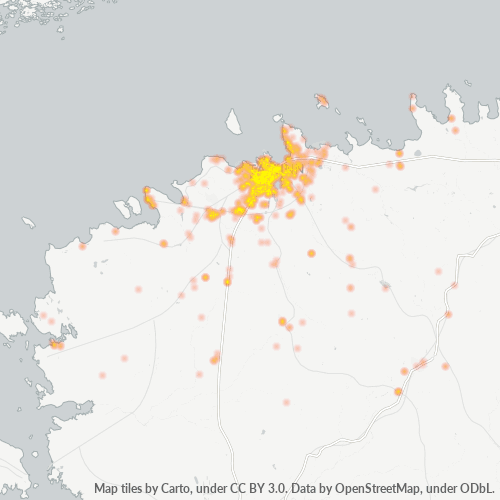 Heat Map ng Negosyo para sa 65