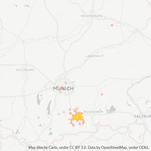 Business Heat Map for 8025