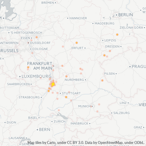 Heat Map ng Negosyo para sa 7253