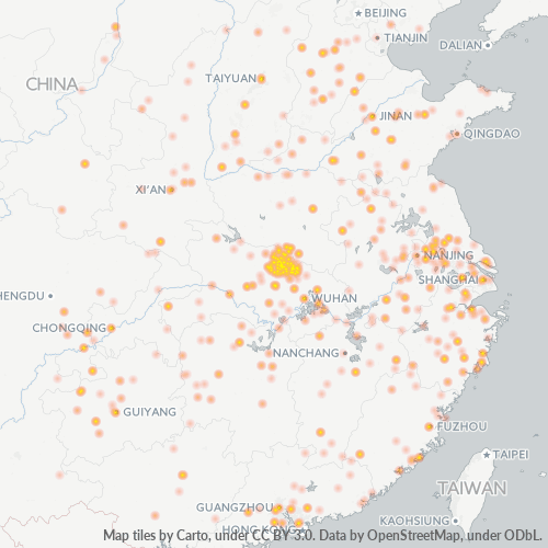 Heat Map ng Negosyo para sa 722