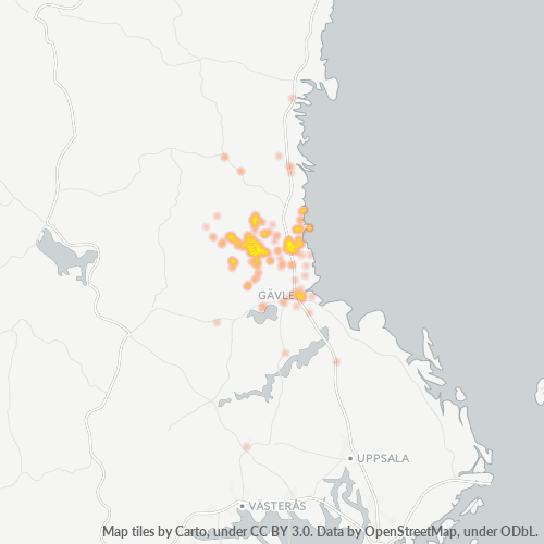 Heat Map ng Negosyo para sa 297