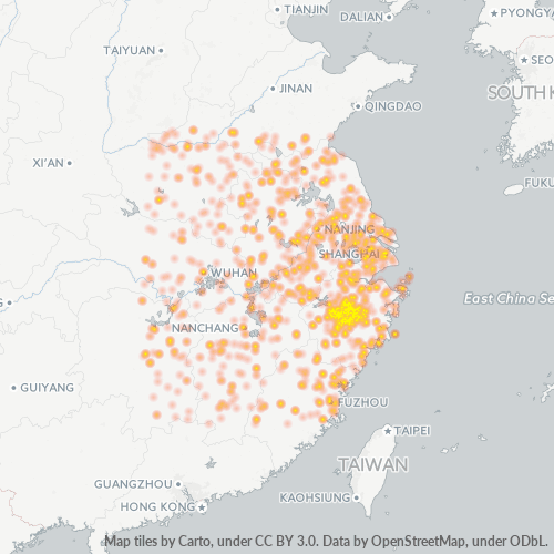 Heat Map ng Negosyo para sa 579