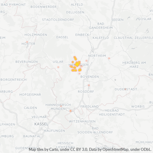 Business Heat Map for 5505