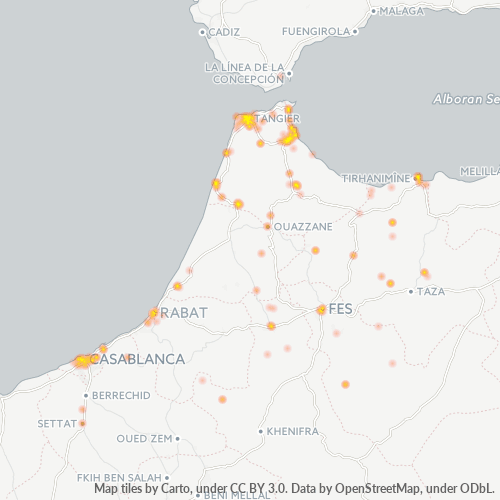 Business Heat Map for 5399