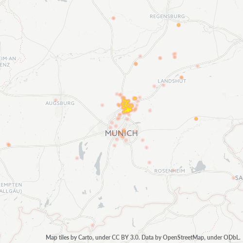 Heat Map ng Negosyo para sa 8165