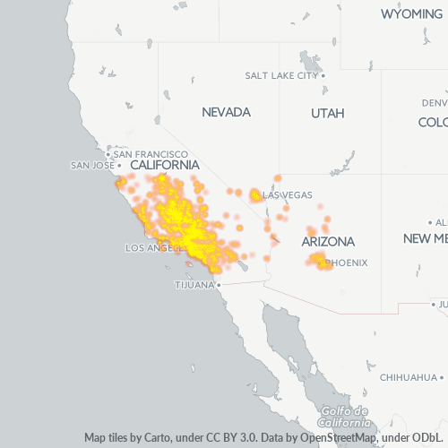 Business Heat Map for 661