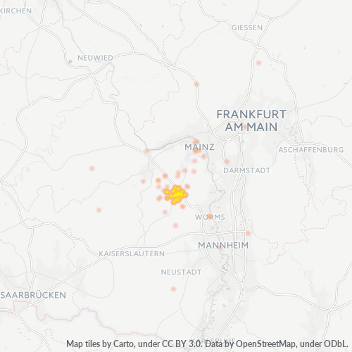 Business Heat Map for 6731