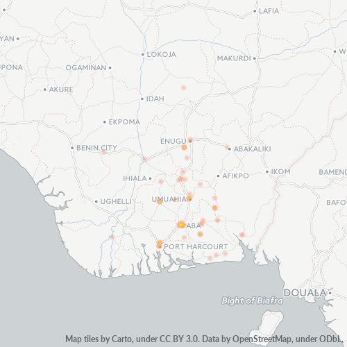 Business Heat Map for 82