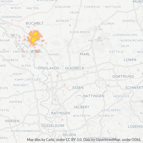 Business Heat Map for 2852