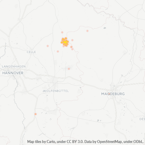Business Heat Map for 5831