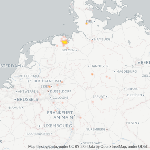Business Heat Map for 4453