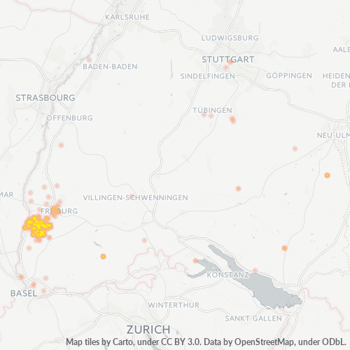 Business Heat Map for 7633