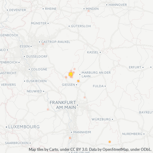 Business Heat Map for 6464